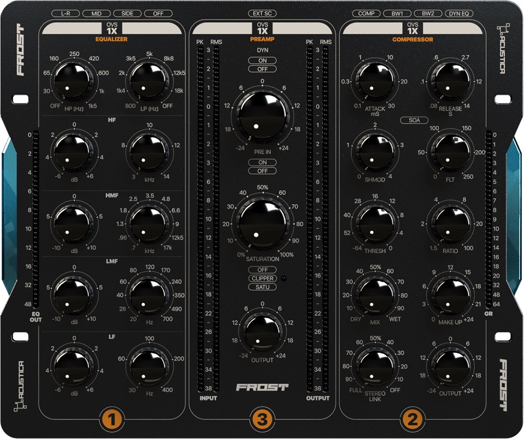 Acustica Audio Frost Un Vers Til Plugin De Canal Con Ecualizaci N